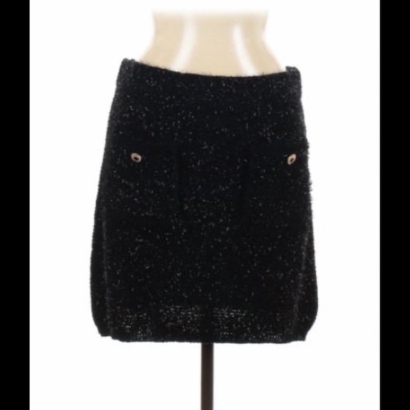 🎀 NWT ZARA Casual / Dress M Size NWT Black Skirt - Picture 1 of 9